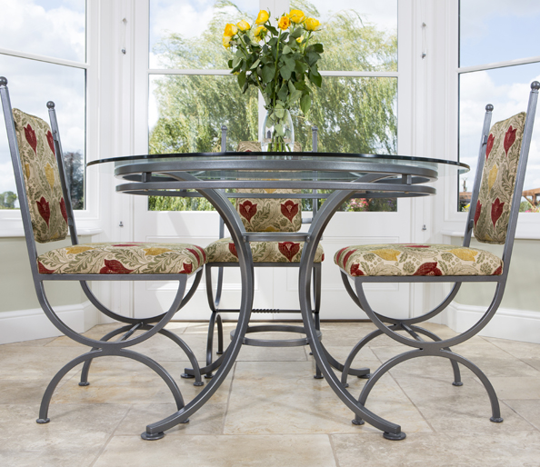 Windsor Metal Chair Fixed Base Bennington Furniture